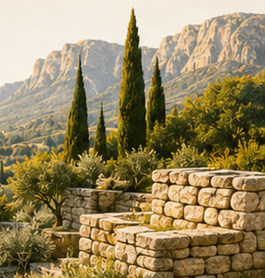 Paysage provençal autour d’Aubagne
